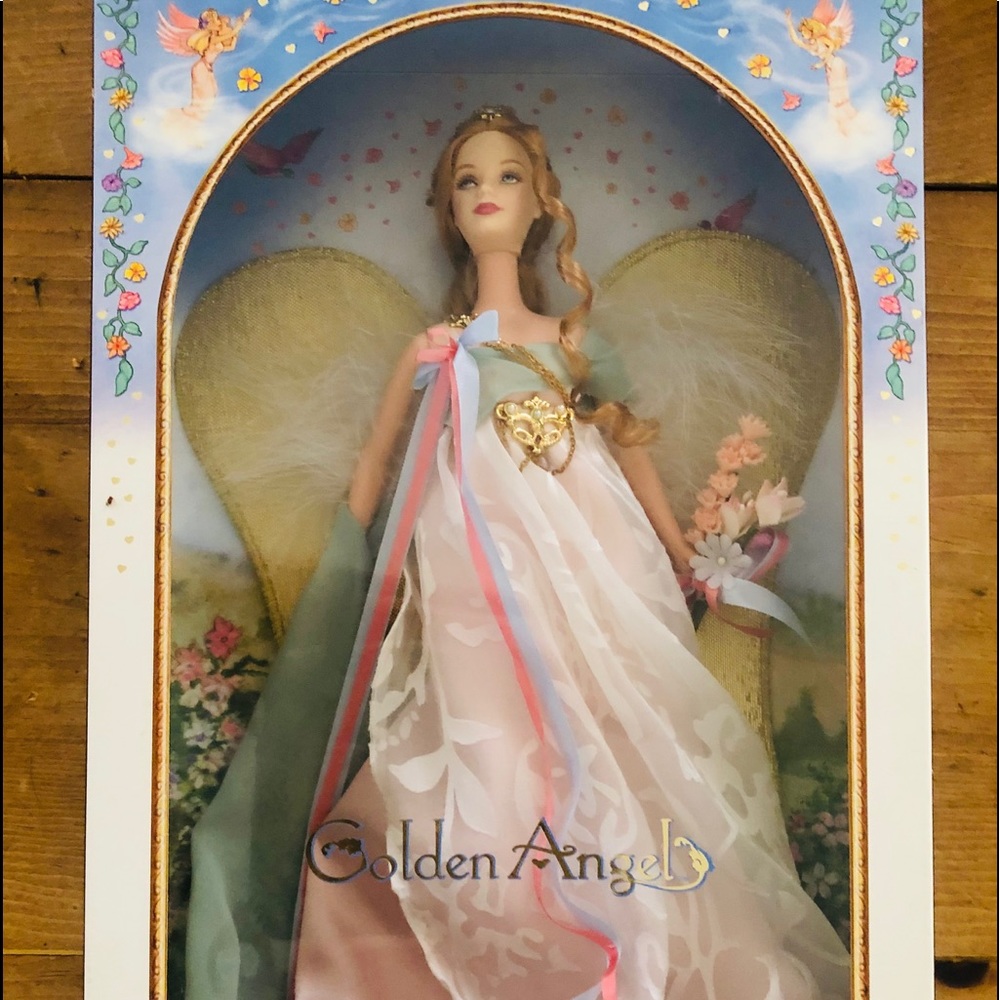 GOLDEN ANGEL BARBIE 2006 NIB